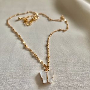 Gold Butterfly Necklace